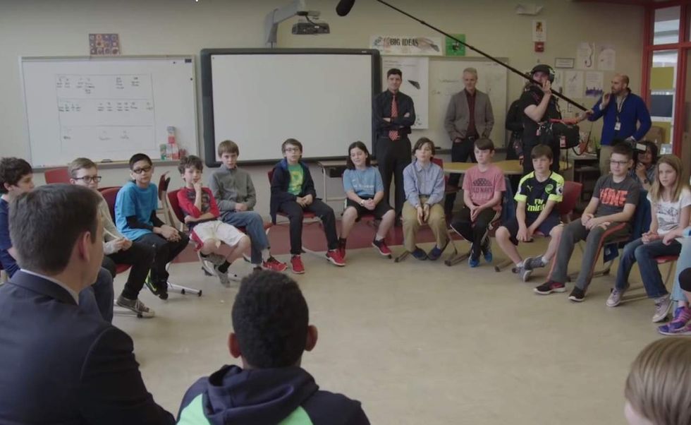 Fifth-graders critique Trump for political TV series. You likely already know how that goes.