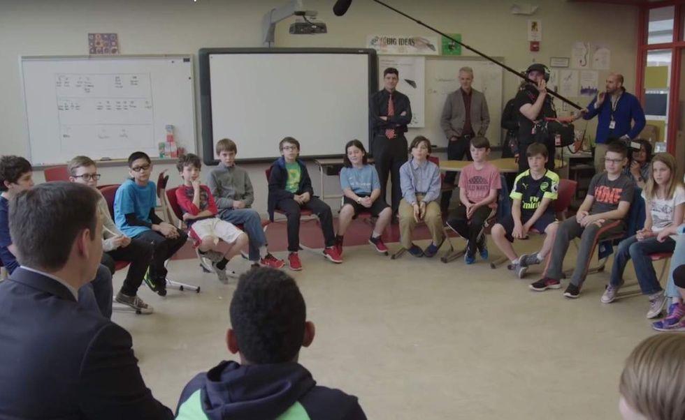 Fifth-graders critique Trump for political TV series. You likely already know how that goes.