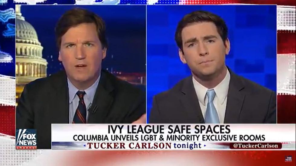 Watch: Tucker Carlson takes Ivy League student to school in epic safe-space debate
