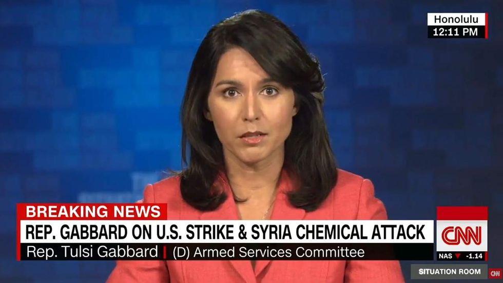 Dem Rep. Gabbard blasted for saying she’s ‘skeptical’ Assad to blame for chemical attacks