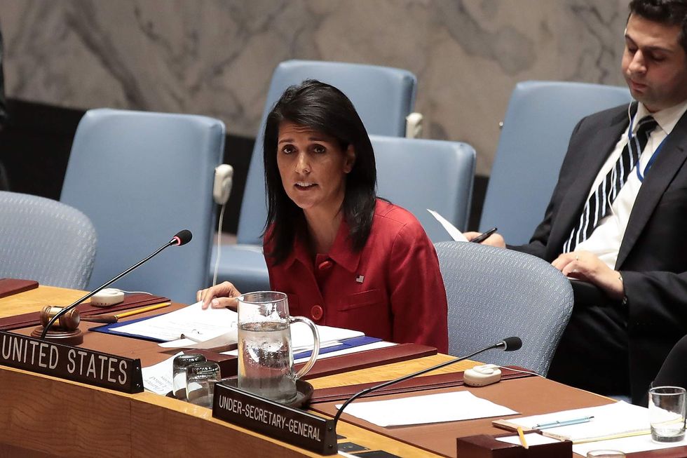 Watch: Nikki Haley sends very powerful message to any country that dares defend Syria's 'atrocities