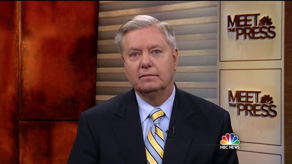 Watch: Fired-up Lindsey Graham says Assad is telling Trump ‘F you,’ calls for regime change in Syria