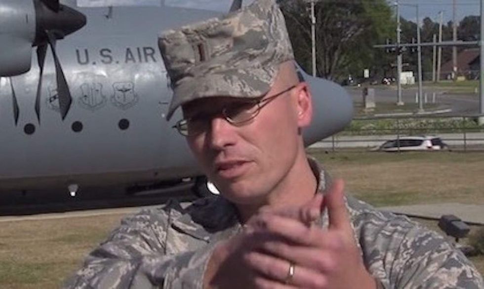 Concealed-carrying Air Force reservist sees knife attack. Cops call him a hero for what he does next.