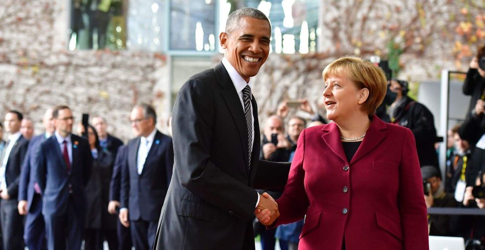 Obama to reunite with Merkel in Germany next month