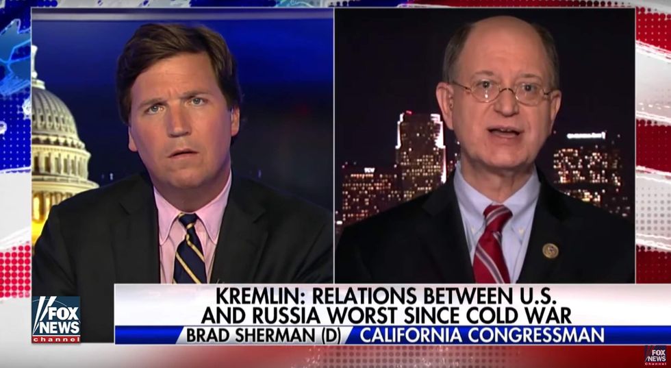 Watch: Tucker Carlson exposes Dem who refuses to provide any real evidence of Trump/Russia collusion