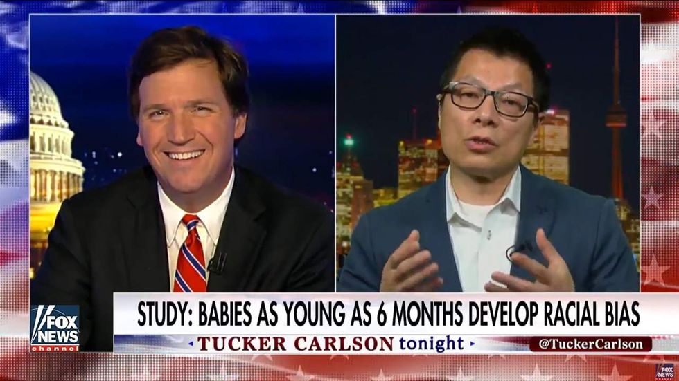 Researchers say babies are racist — but Tucker Carlson is not buying it