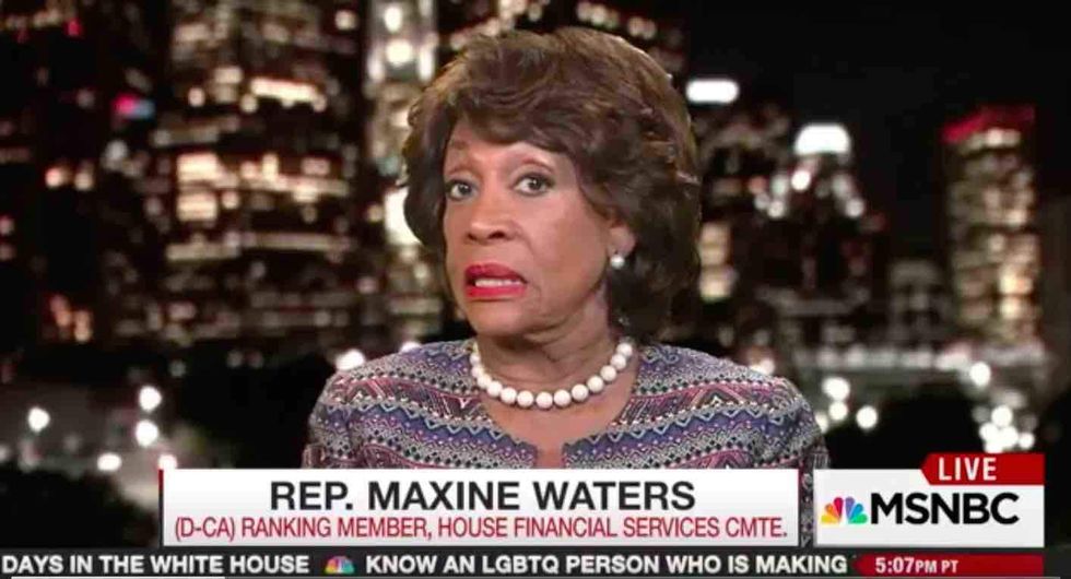 Rep. Maxine Waters: 'Many have to pay taxes that they can't afford