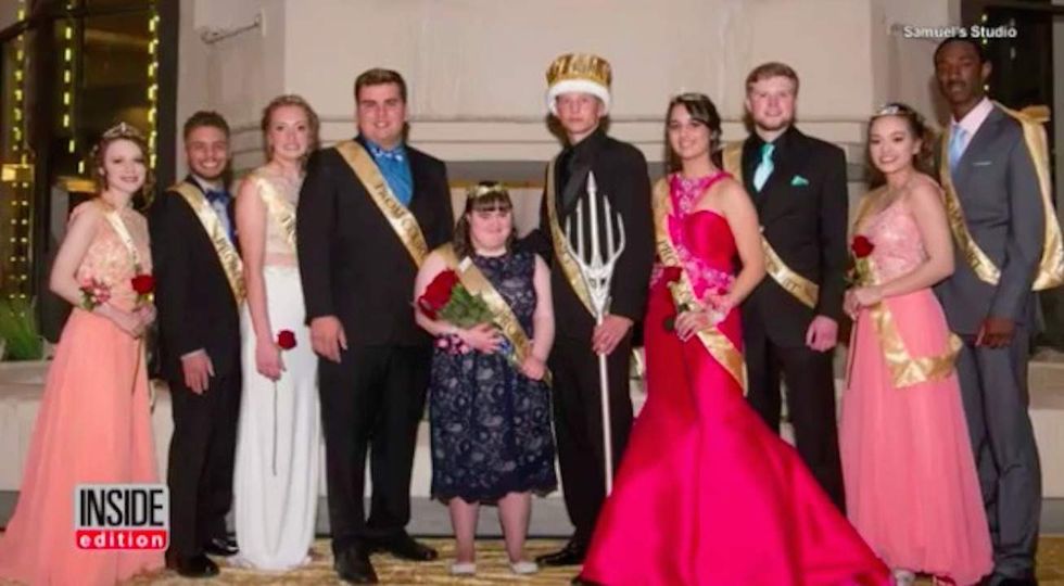 South Dakota students crown teen with Down syndrome as prom queen