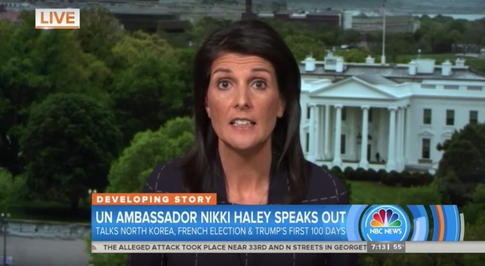 UN Ambassador Nikki Haley: US will not strike North Korea unless it gives us a reason