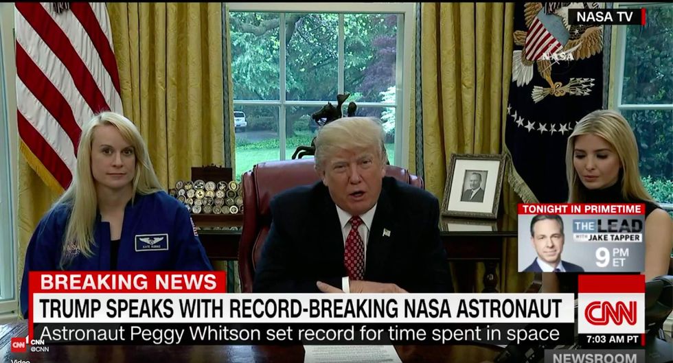 Trump responds in classic Trump fashion to the discovery that NASA is making ‘drinkable urine\