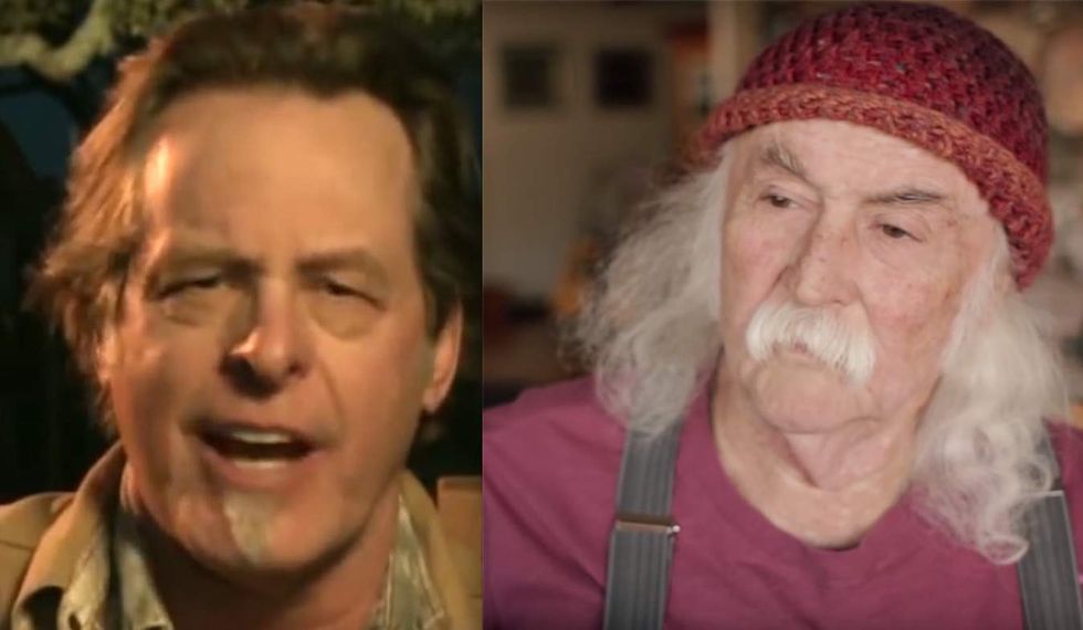 Ted Nugent battles famed liberal rocker who called him and Trump a 'pair of a**holes