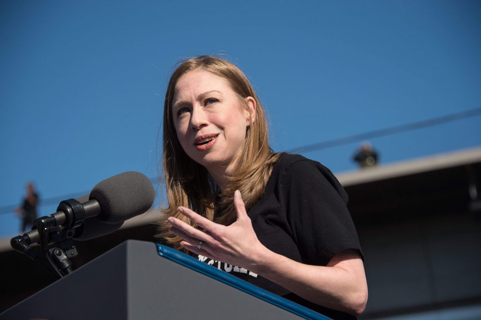 Chelsea Clinton has received another award, this time for a day's worth of work
