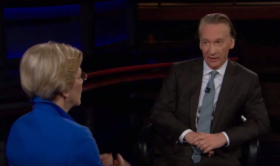 Bill Maher calls Elizabeth Warren 'Pocahontas' during TV interview. Check out her reaction.