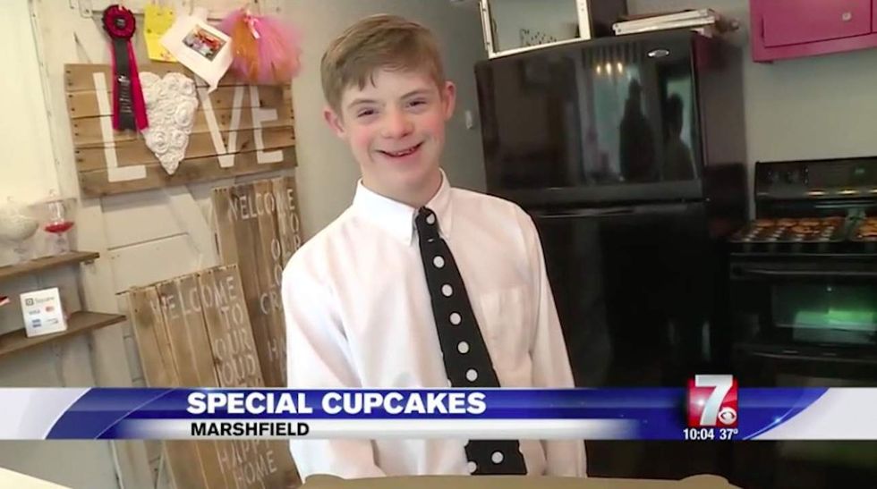 Meet the 12-year-old entrepreneur with Down syndrome who has his own cupcake shop