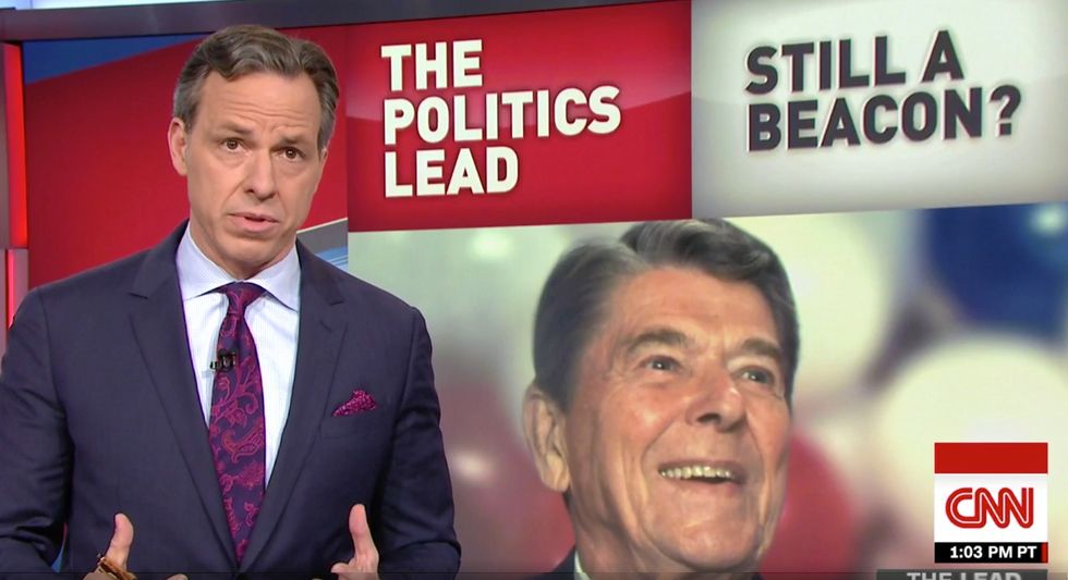Jake Tapper recites Reagan quotes to rebuke Trump's praise of 'brutal dictators