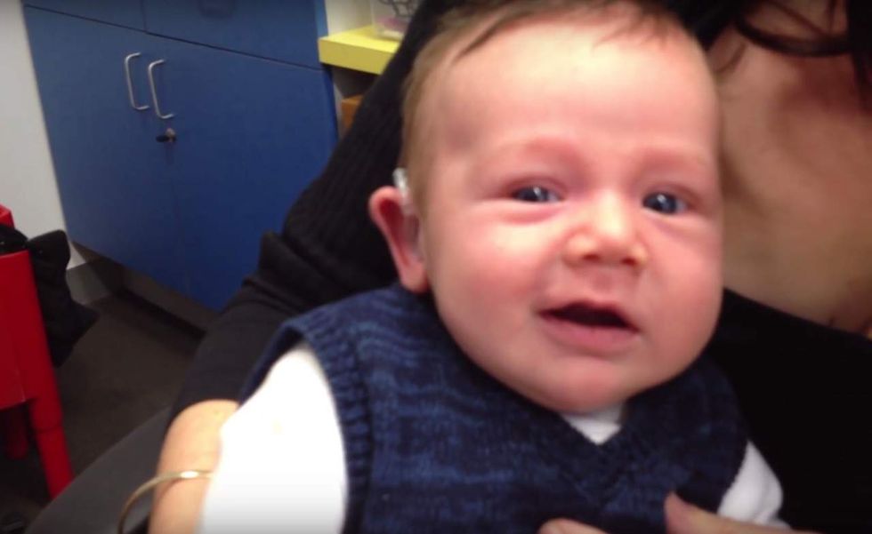 Liberals slam video of deaf baby hearing: 'Deafness isn't something you always have to conquer