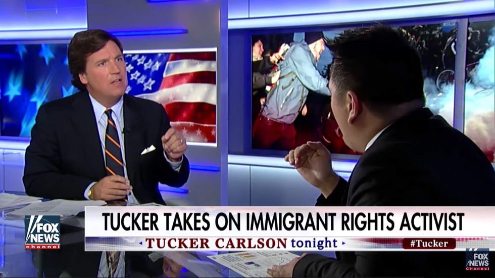 Watch: Fireworks explode when Tucker Carlson debates an illegal immigrant over immigration reform