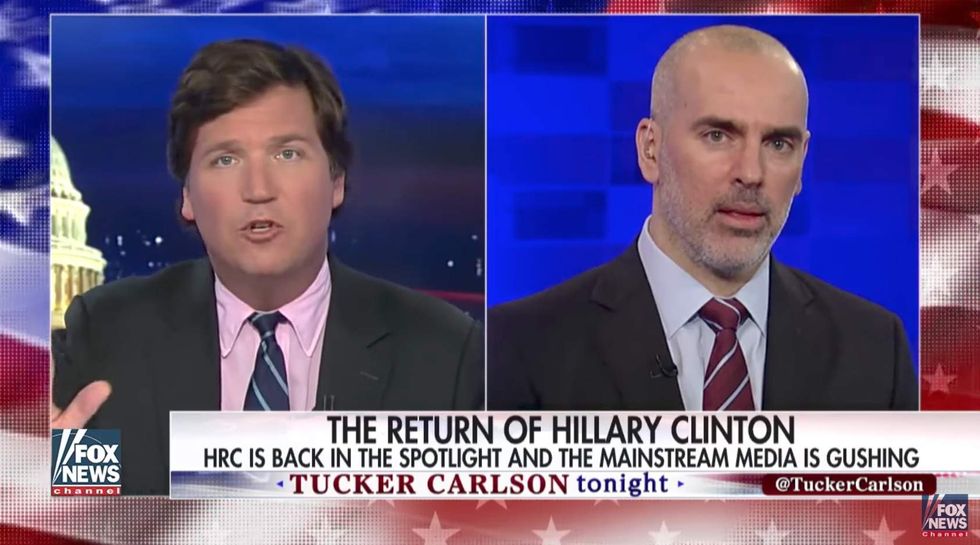 Tucker Carlson shuts down Clinton adviser who said media should apologize to Hillary for 2016 loss