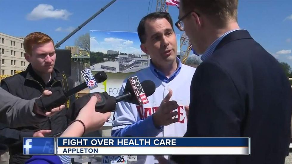 Scott Walker ambushed by Dem over American Health Care Act — and Walker wasn’t happy