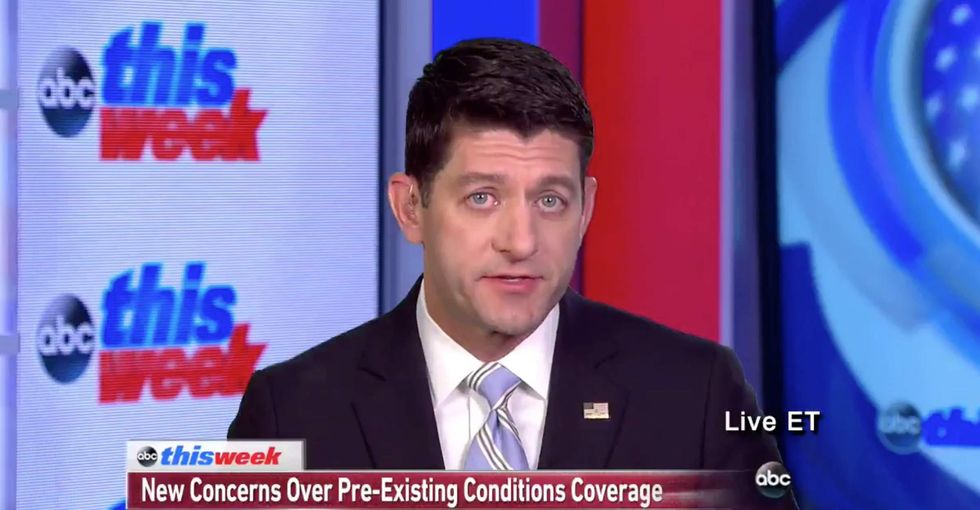 Paul Ryan schools ABC News host during testy exchange on GOP plan to replace Obamacare