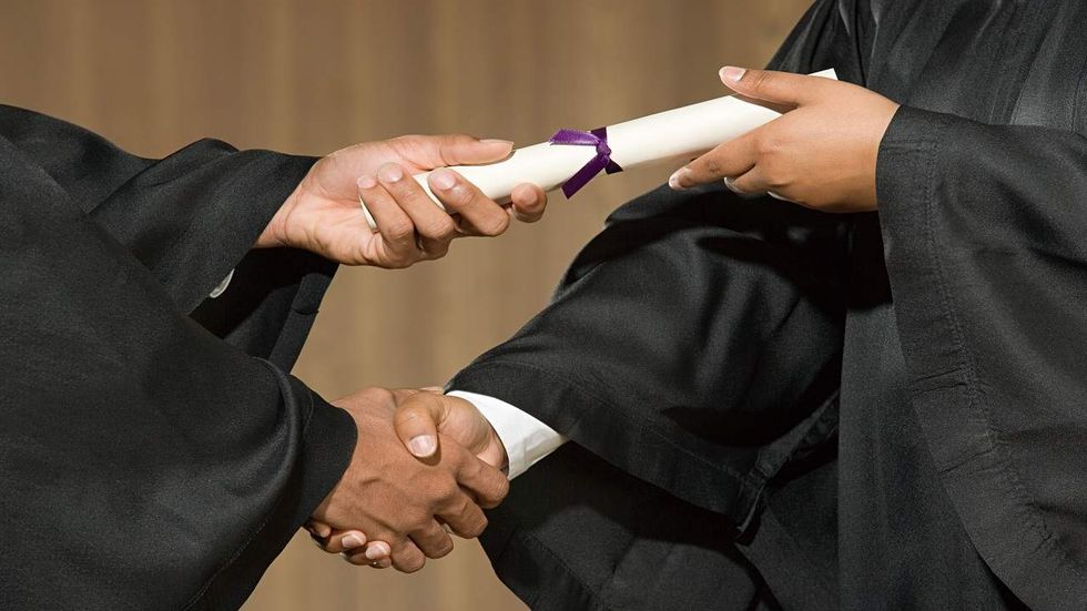 Ivy league university permits segregation at graduation