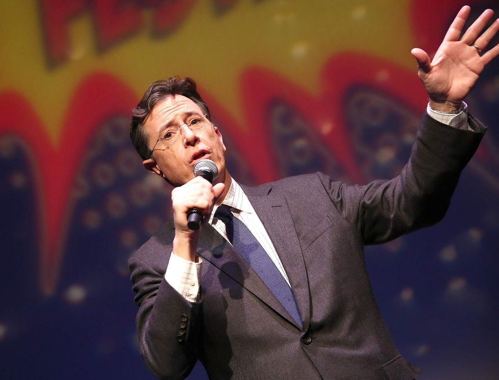 Stephen Colbert corrects his audience's confused reaction to Comey firing
