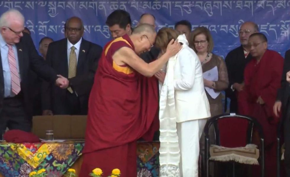 Nancy Pelosi: The Dalai Lama 'prayed for me that I would rid myself of my negative attitude