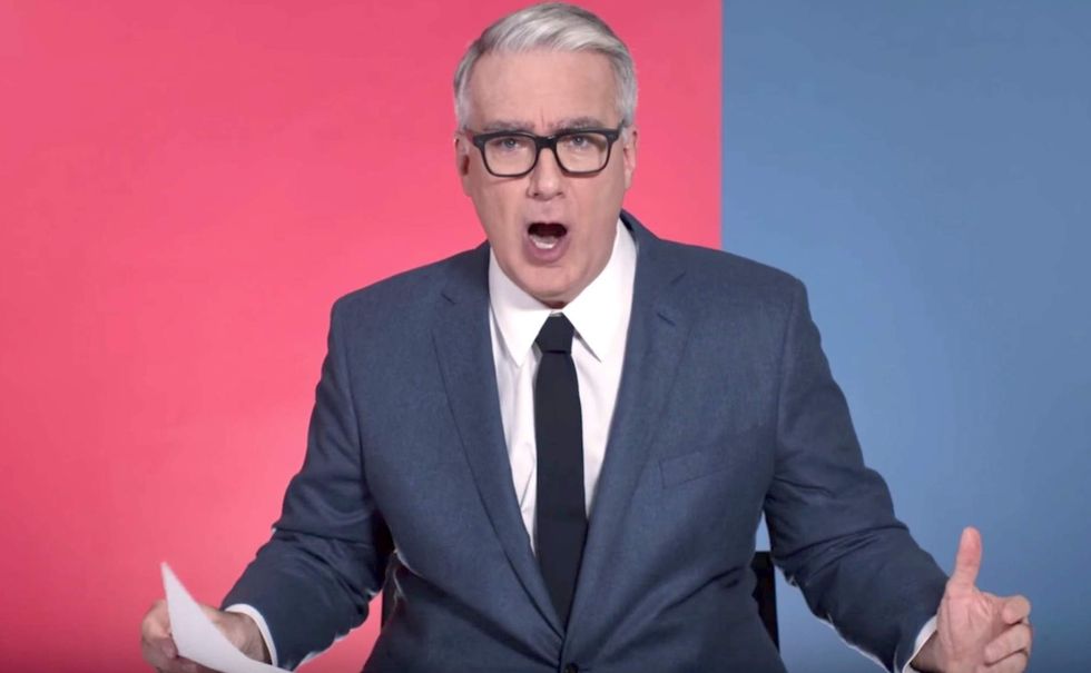 Hysterical Keith Olbermann calls on foreign countries to release damaging intel on Trump