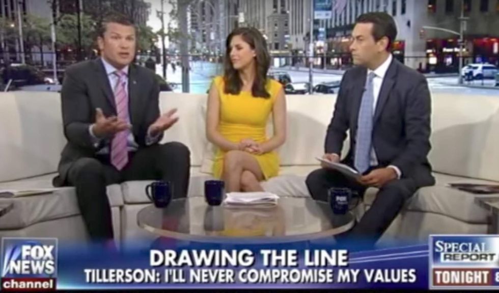 Watch: Fox News hosts destroy NBC's Chuck Todd for questioning Rex Tillerson's allegiance to America