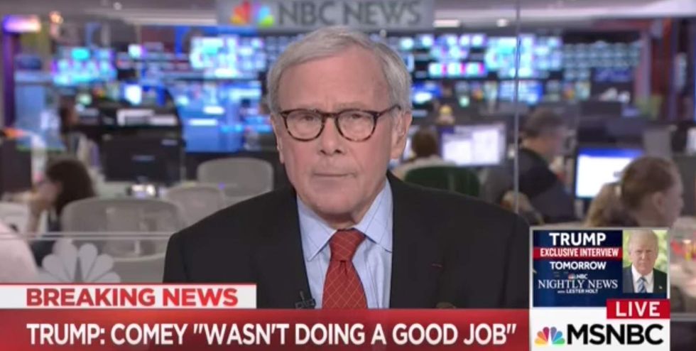 Tom Brokaw takes NBC anchor to school over real journalism and destroys liberal narrative on Comey