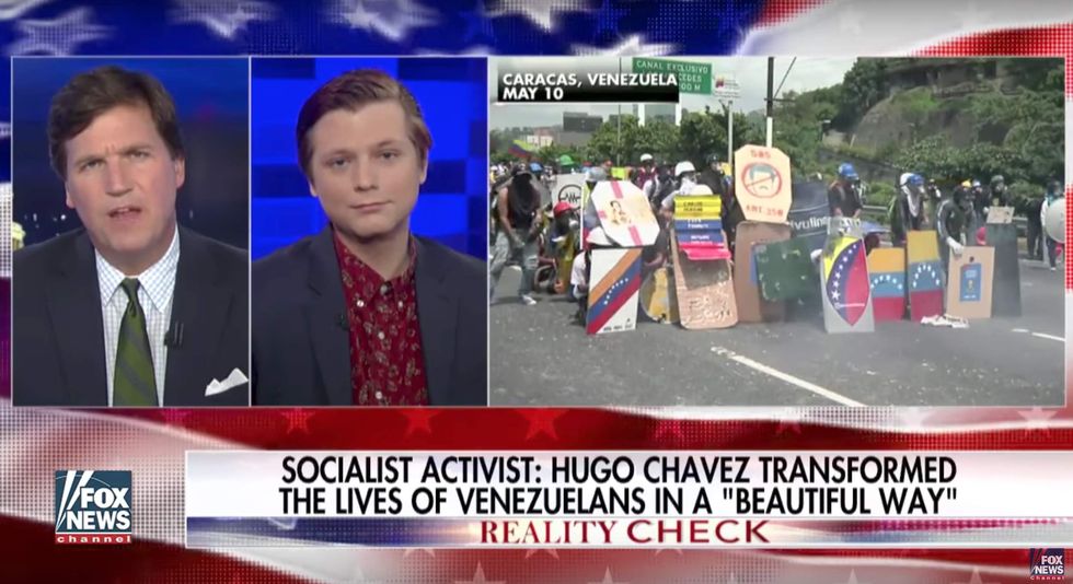 Watch: Tucker Carlson schools young socialist who says capitalism is to blame for Venezuelan crisis
