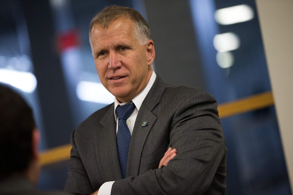 Sen. Thom Tillis collapses during charity race, receives CPR before being taken away by ambulance