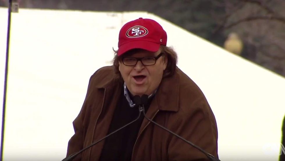 Michael Moore says his upcoming documentary will end Trump presidency