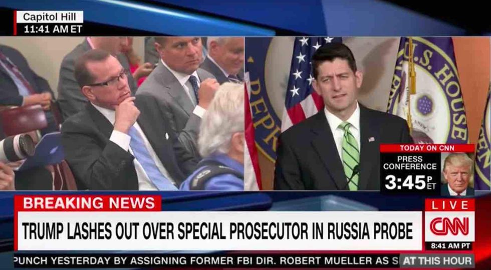 Watch: Paul Ryan shuts down question of if 'we might be better off' with Pence instead of Trump