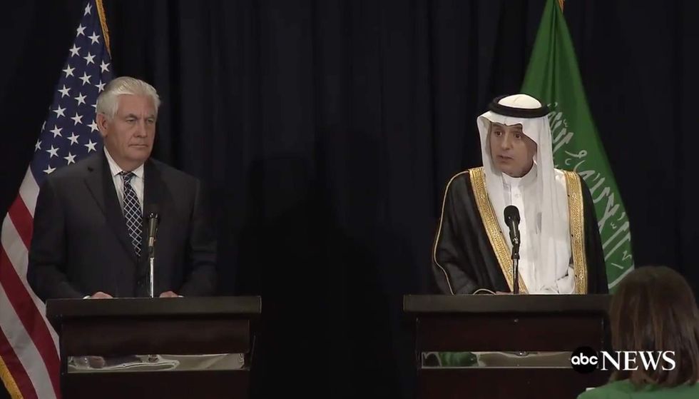 Watch: Saudi Arabia's foreign minister just uttered three words that will make liberal heads explode
