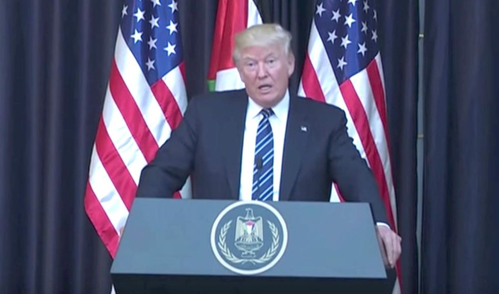Trump condemns 'evil losers' for Manchester attack