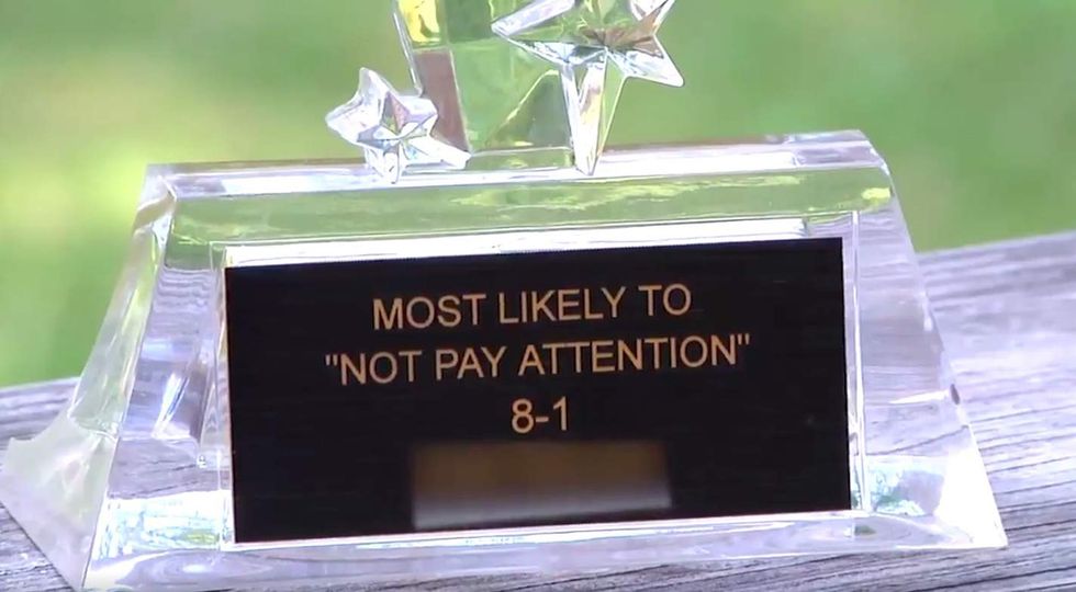 Teachers give 'Most Likely to Not Pay Attention' award to girl with ADHD — and it costs them dearly