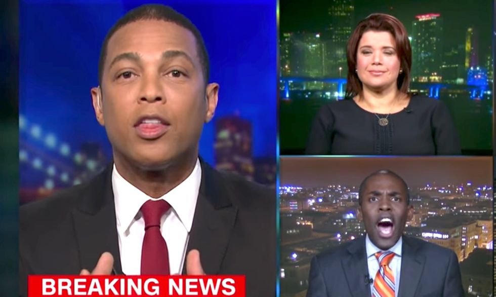 Don Lemon tries to blame 'body-slamming' assault on Trump, and CNN melts down