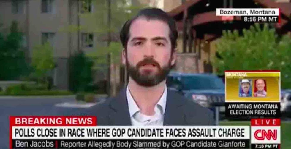 Reporter who was 'body-slammed' says he was 'flabbergasted' by GOP congressman-elect's statement