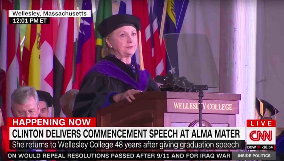 Watch: Hillary Clinton gets American history wrong in college commencement speech