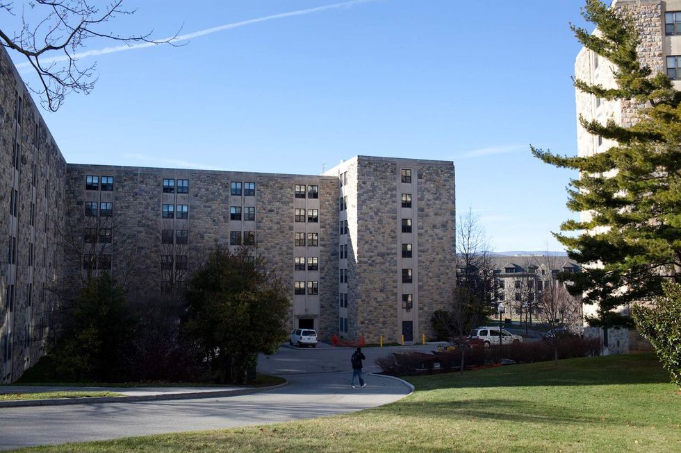 Virginia Tech students physically block staircase because it discriminates against the handicapped