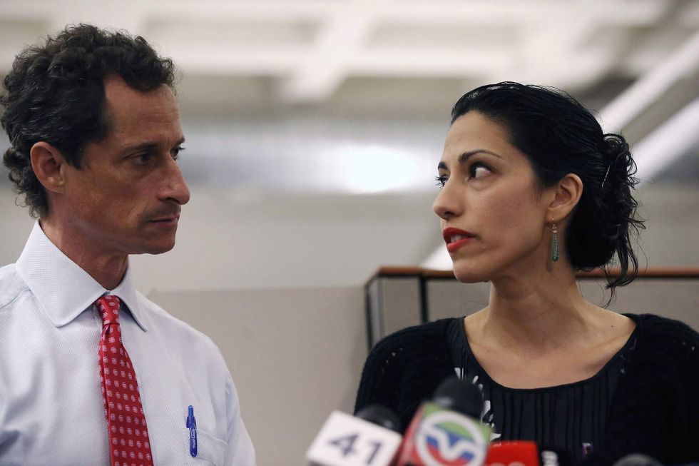 Report: After filing for divorce, Huma Abedin invites Anthony Weiner back home