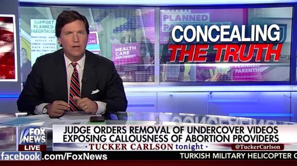 Tucker Carlson slams censorship of Planned Parenthood video