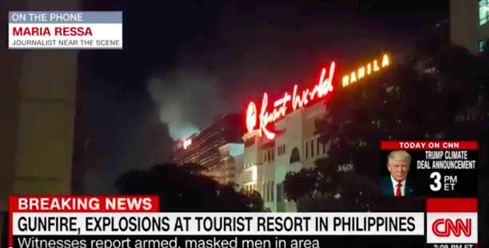 At least 25 injured in 'terrorist' attack at resort in Philippines