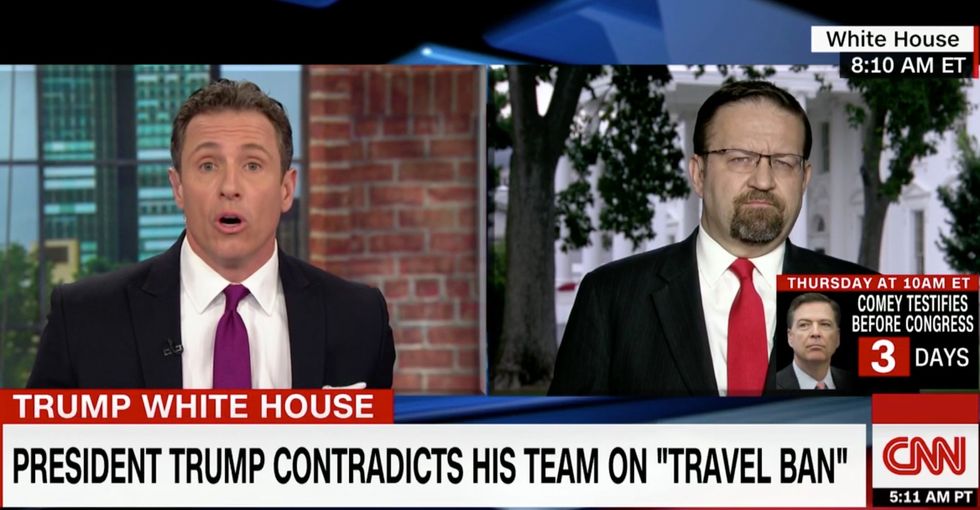 Trump advisor tells Chris Cuomo he's 'fake news propaganda' during combative debate