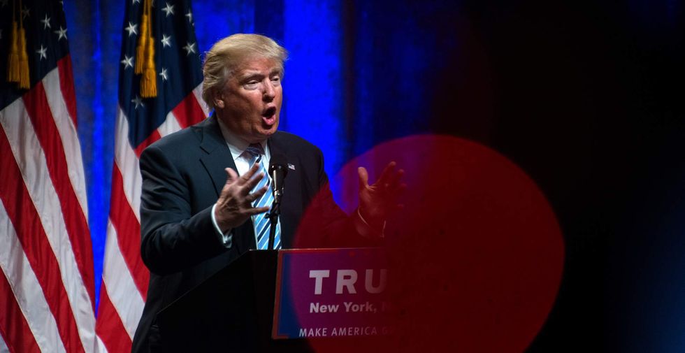 Free speech group says Trump is violating the First Amendment with his Twitter account