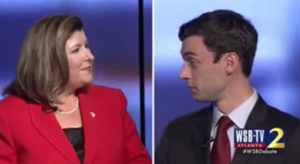 Watch: Georgia GOP congressional candidate stuns opponent with one question