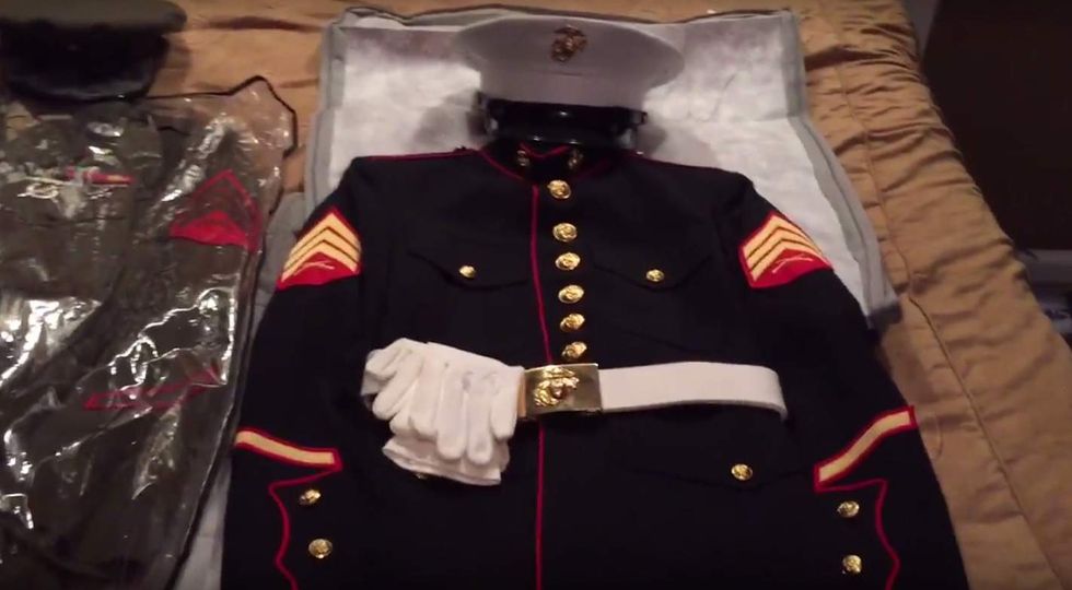 US Marine who graduated early barred from high school's June commencement. Because of his uniform.