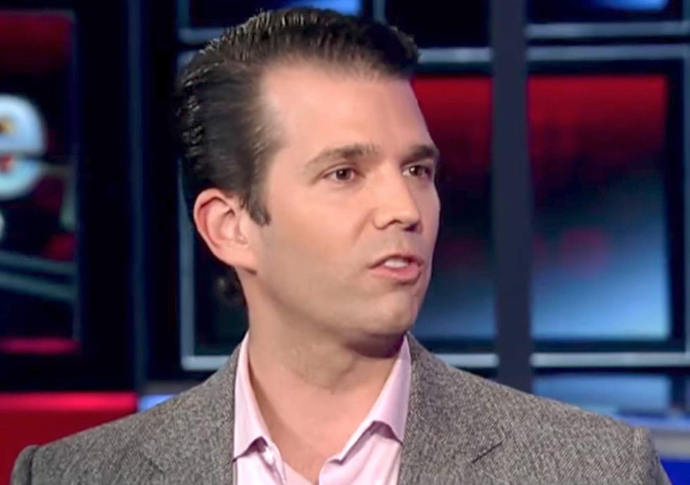 President Trump didn't tweet during Comey's testimony, but Trump Jr. was a tweeting machine