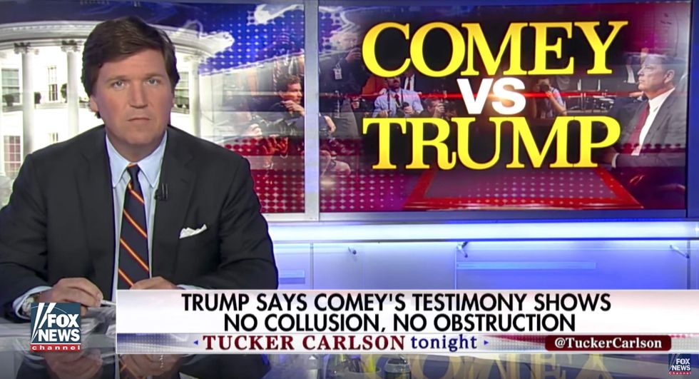 Watch: Tucker Carlson exposes the actual 'goal' behind Comey's Senate testimony
